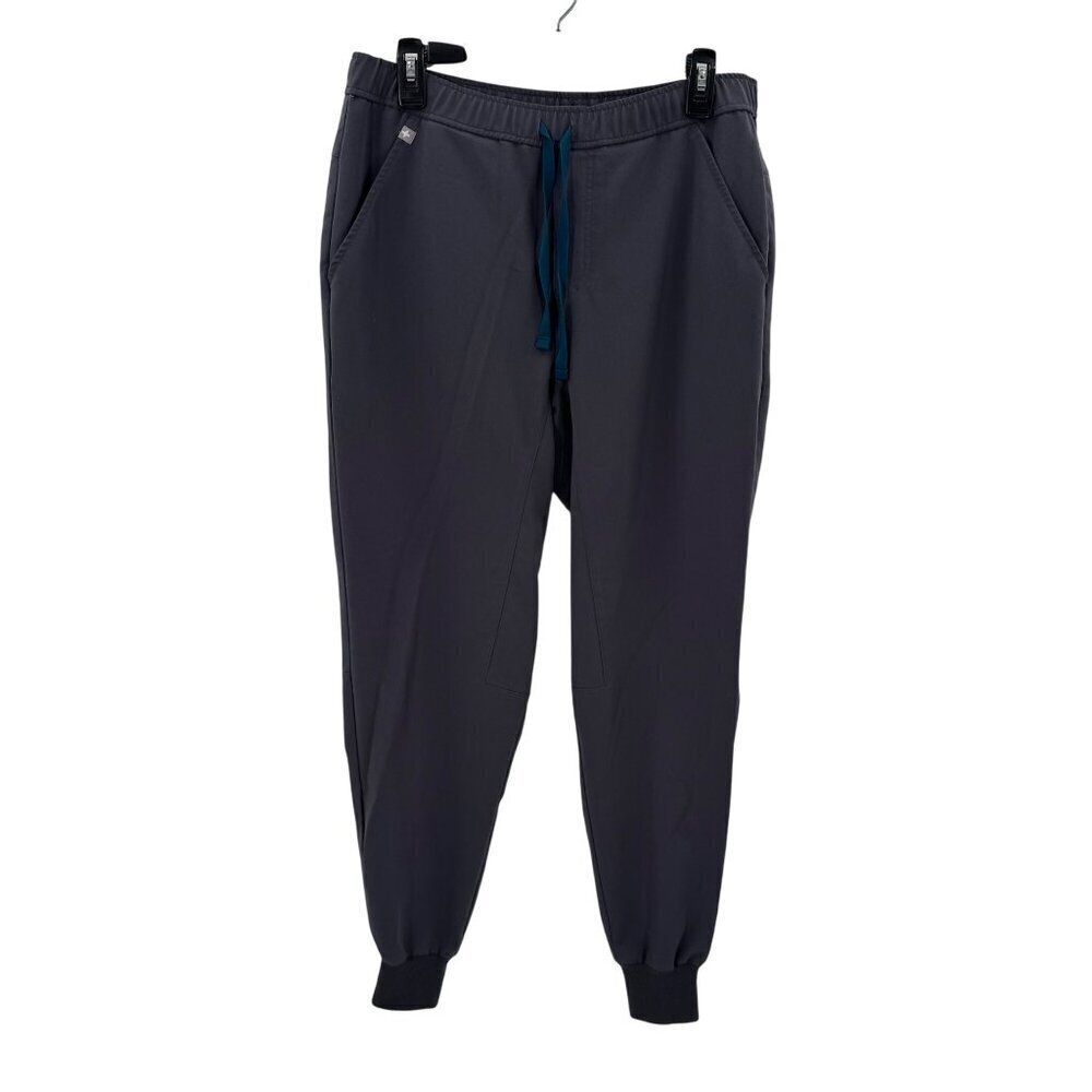 Figs Grey Jogger Scrub Pants Womens Size M Technical Collection